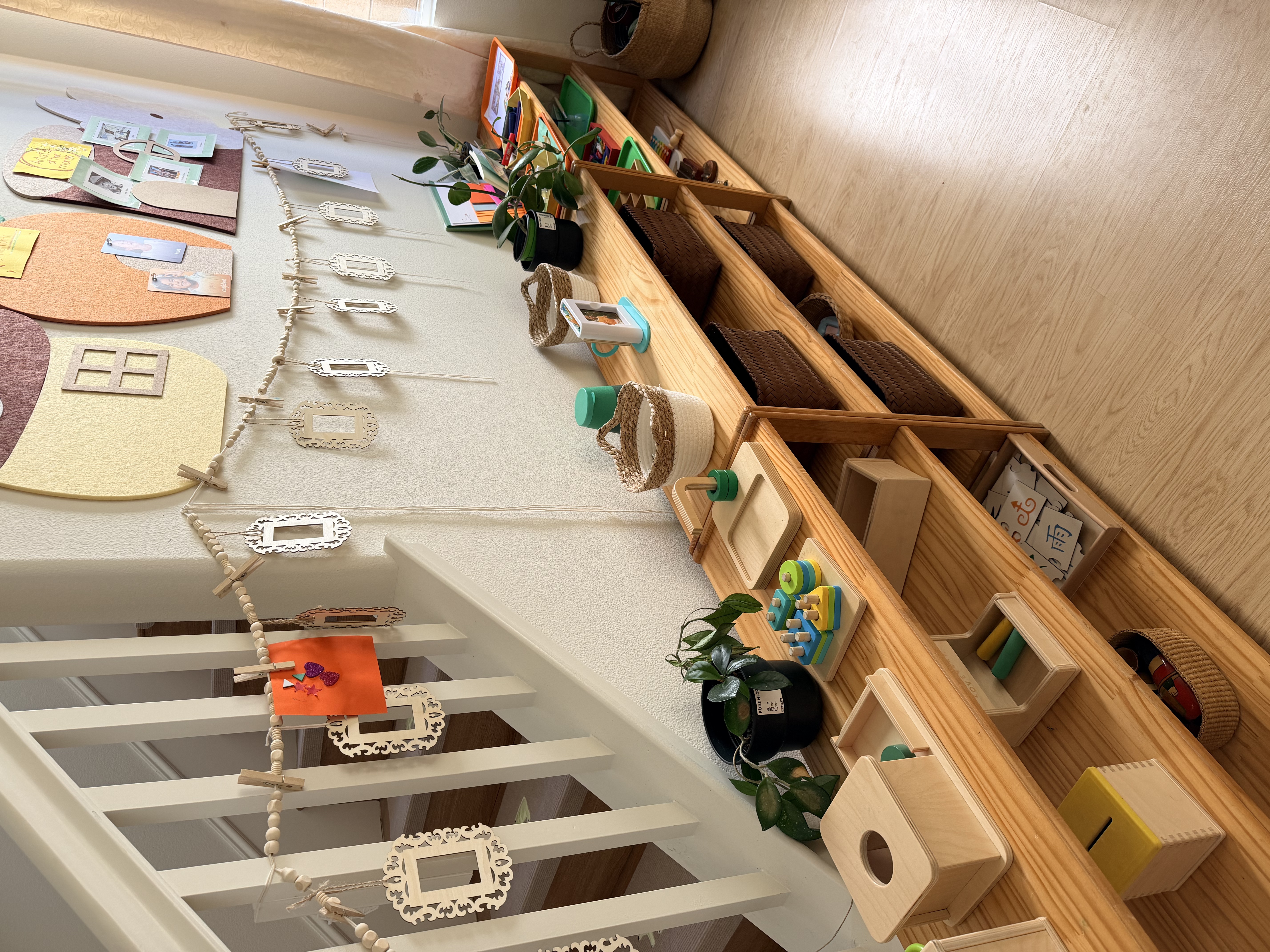 Soft infant classroom with floor work and natural light