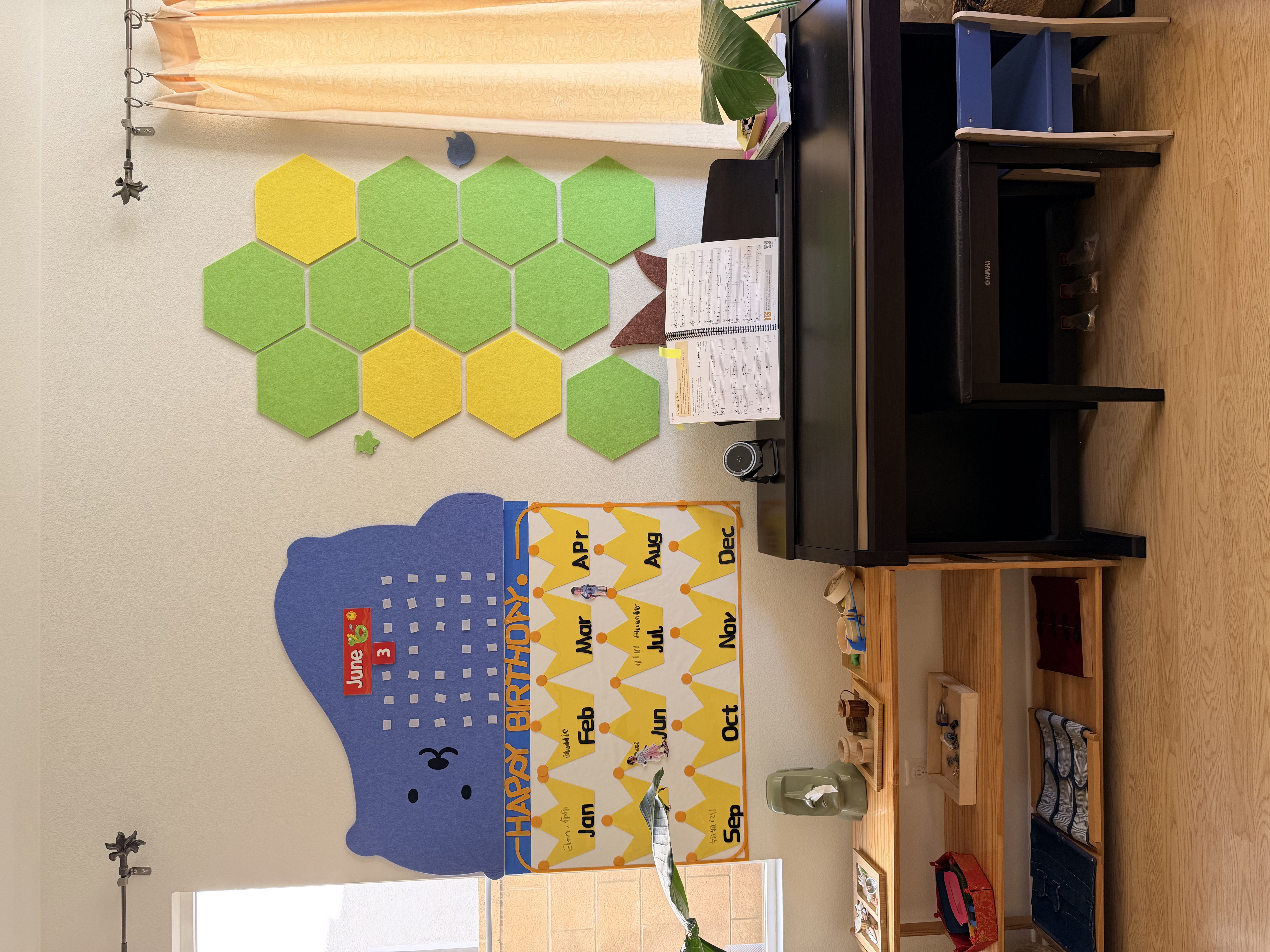 Caregiver guiding a sensory activity for infants