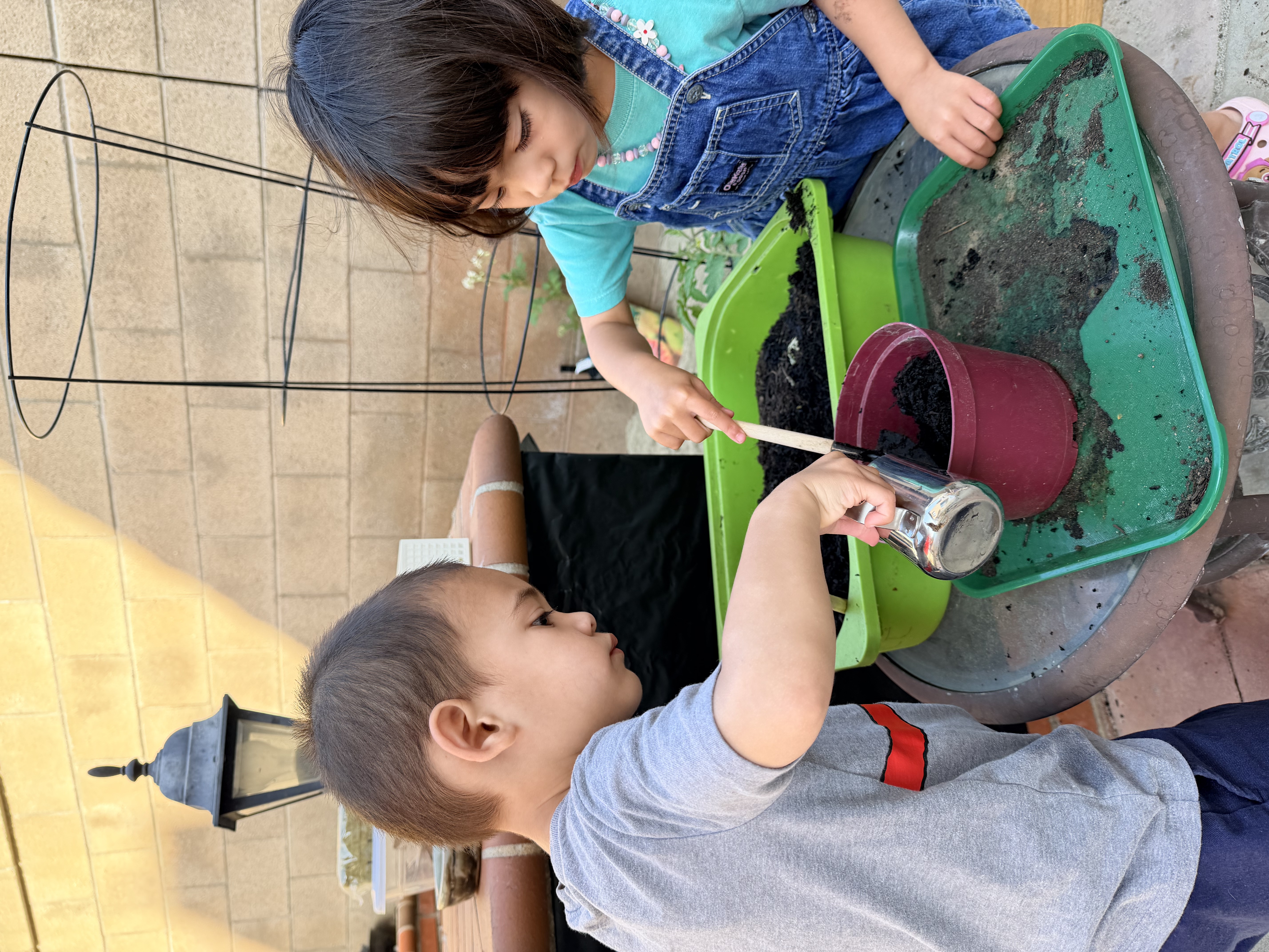 Toddler Montessori classroom activity