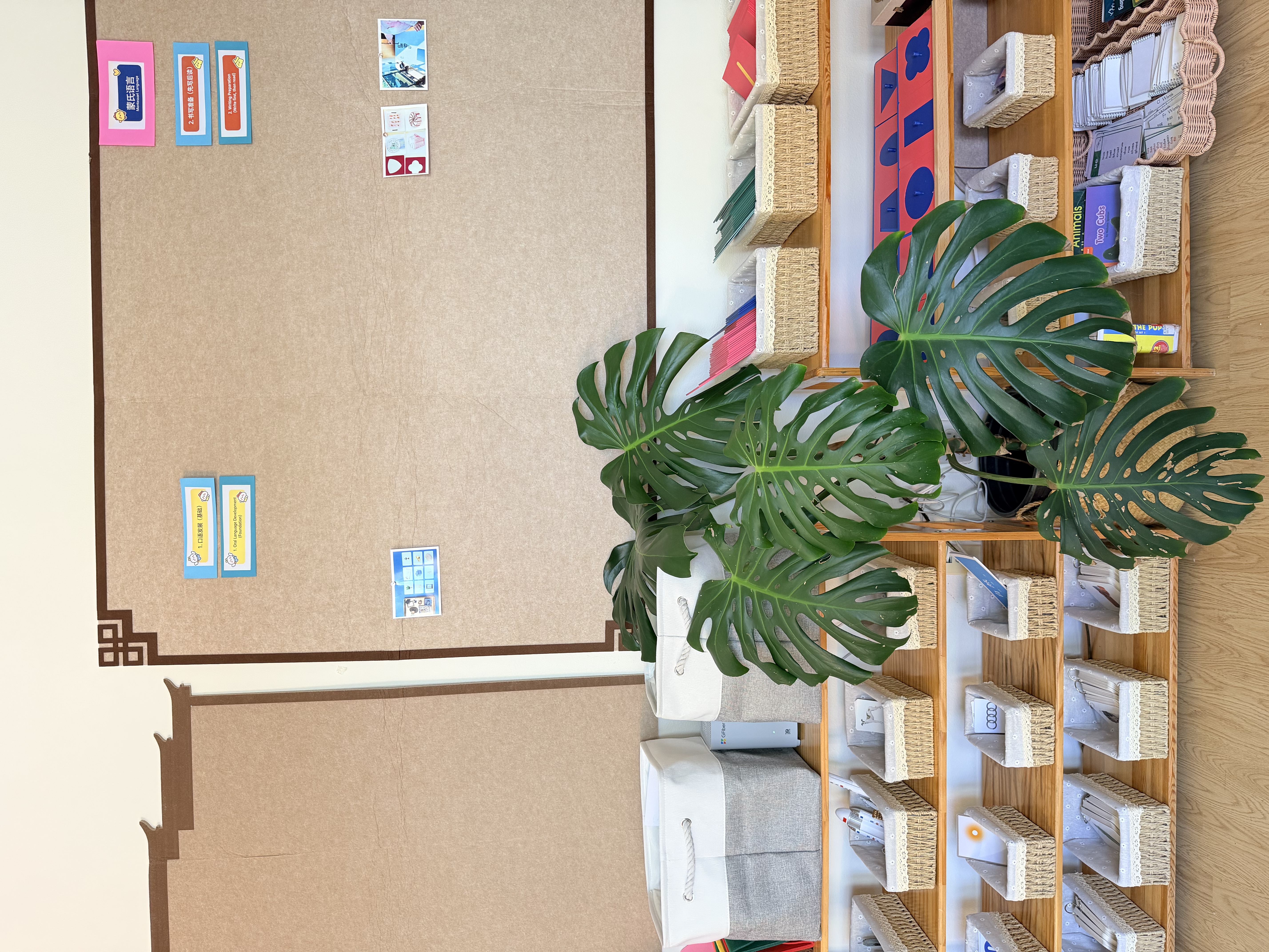 Children doing Montessori activities together